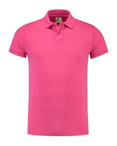 Lemon & Soda jersey polo voor heren fuchsia maat L
