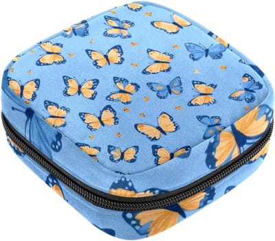 Menstruatie Opbergtas - Maandverband Pouch - Intieme Hygiëne - Privacy Beschermend - 12 x 17 cm - Veelkleurig