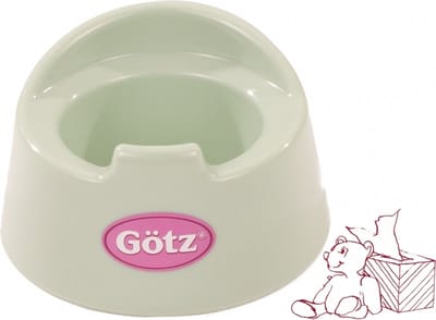 Götz poppenverzorging plaspotje groen ca. 11cm