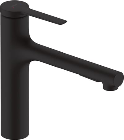 Hansgrohe Zesis M33 - Keukenkraan 160, met uittrekbare sproeikop, sBox lite, mat zwart 74804670