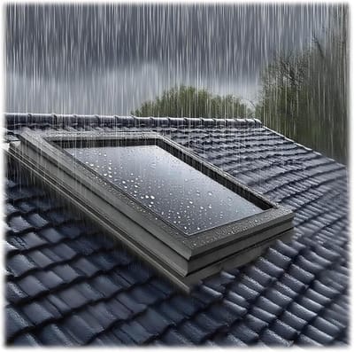 Dakluik - Zolderluik - Toegang Verbeteren - Gehard Glas Aluminium - 24x10 Inch