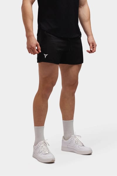 Breaking Limits Sport Short Heren – 2-in-1 Compressie & Ademend – Lichtgewicht Trainingsshort – Zwart – Maat S
