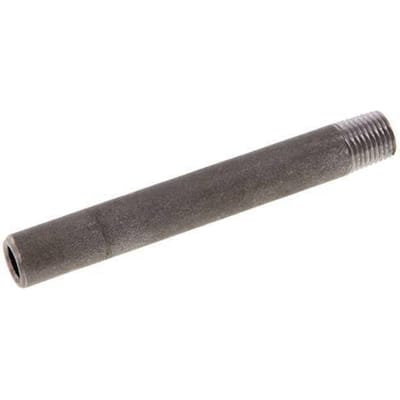 R 1/4'' Buitendraad x 13.5mm Stalen Pijpnippel met Las uiteinde 50 Bar DIN 2982 - 100mm [2 Stuks]