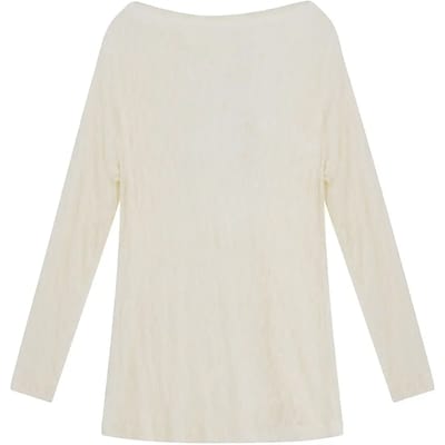 Vrouwen blouse met lange mouwen van kant Mat Fashion