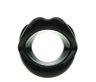 Nooitmeersaai - Mondknevel lippenvorm - Siliconen - Zwart - One-size