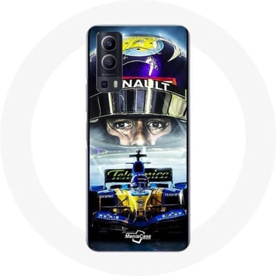 Hoesje - Vivo - Y72 - Formule 1 - Fernando Alonso - Zachte Bescherming