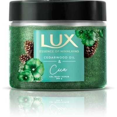 Lux Essence of Himalayas Cedarwood Oil & Cica Gel Body Scrub 280 gm