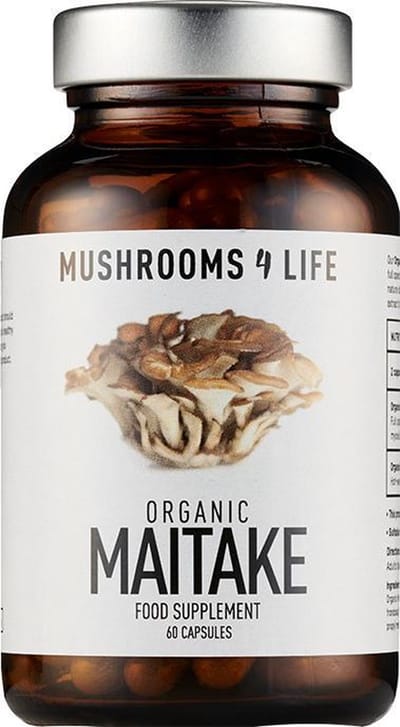 Mushrooms4Life - Biologische paddenstoel Maitake Capsules (60 stuks)