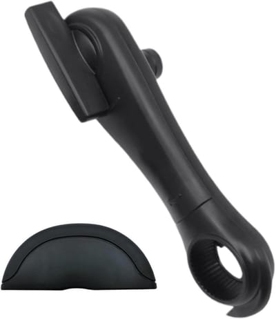 Blikopener voor senioren | Ergonomische 4-in-1 gadget, met antislip handvat en bierflesopener | voor bierblikjes dranken waterpotten keuken bar party restaurant