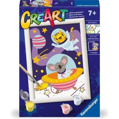 Ravensburger - CreArt Animals in Space - Schilderen op Nummer voor Kinderen