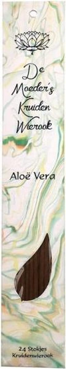 Wierook Aloe Vera - De Moeders Geuren - 24 Stokjes Kruidenwierook