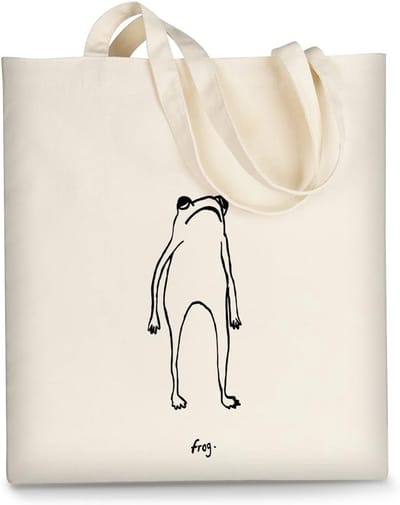 Grote Canvas Tote Bag Katoen - Esthetische Herbruikbare Schoudertas voor Winkelen, Strand en Boodschappen