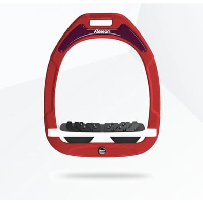 Ultra Grip Inclined Beugels Bordeaux/Zwart/Paars Flex-On Green Composite