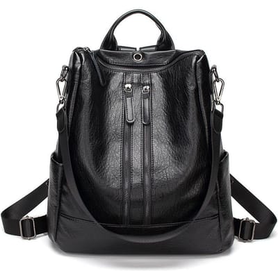 Diefstalbestendige Rugzak Dames Lente en Zomer Gemakkelijk Casual Zachte Tas Tas Dames Rugzak Eenvoudige Schoudertas gray