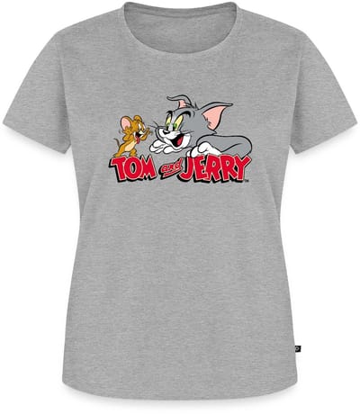 Tom En Jerry Vang Me Maar Premium T Shirt Dames