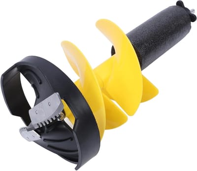 IJsvisvijzelset 8 Inch met Positioner en Mes Beschermhoes voor Vissen en Winterbenodigdheden, Sterk en Duurzaam