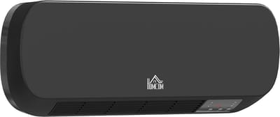 Keramische wandkachel 2000W - Elektrische kachel met afstandsbediening - 3 standen - Timer - Zwart