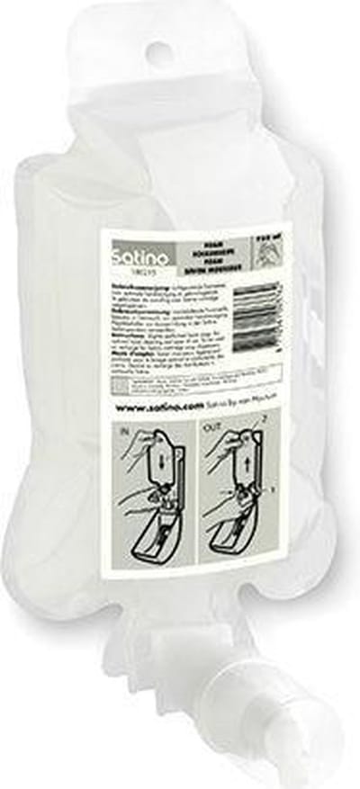 Foamzeep 6st 332200 (180325) NiQs Cartridge foamzeep SF30 navulling 6x750ml alleen een andere sticker op de verpakking (180377)