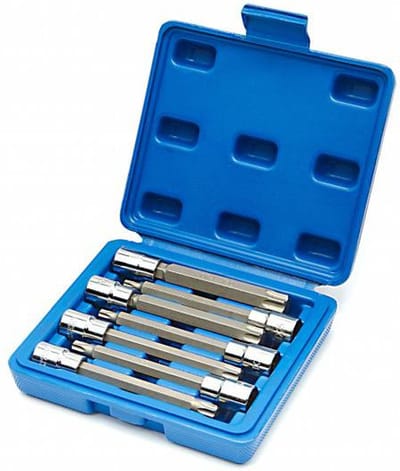 HBM 7 Delige Profi 3/8"” Lange TORX Doppenset T25 – T60