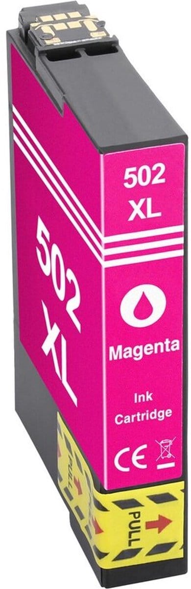 502XL Magenta Huismerk Inkt Cartridges | Compatible met Epson 502XL Magenta | Geschikt voor Epson Expression Home XP 5100, Home XP 5105, Home XP 5150, Home XP 5155 | Epson Workforce WF 2860 DWF, Workforce WF 2865 DWF, Workforce WF 2880 DWF