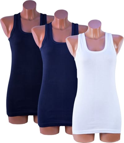 3 Pack dames hemd - 100% katoen - Madrid - Maat S