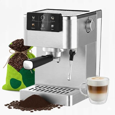 Adler AD4390 - Volautomatische Espressomachine - Druk 20 bar - LCD Bedieningspaneel - Thermoblok Technologie
