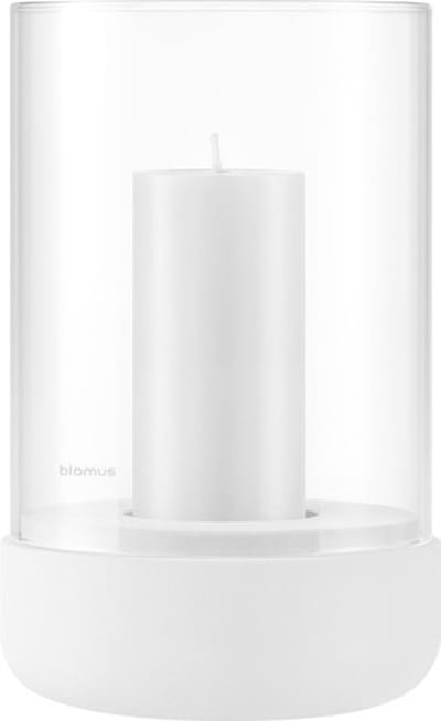 Blomus CALMA Windlicht - H 20 cm, Ø 12 cm (M) - Lily White