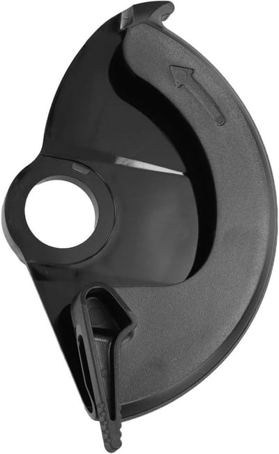Beschermhoes Cirkelzaag - Onderblad Bescherming - Veilig Zagen - Direct Reserveonderdeel - 6-1/2 Inch - Zwart