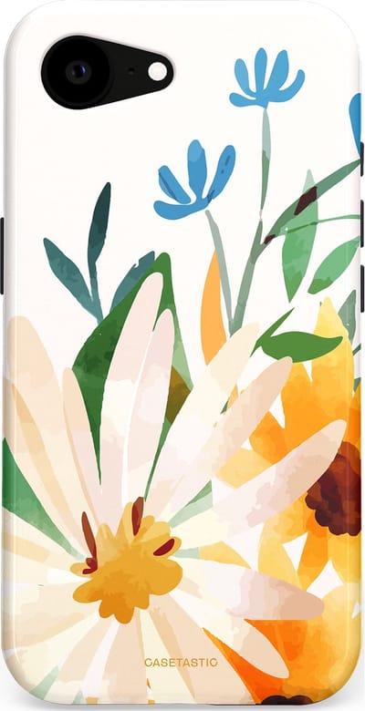 Casetastic Hoesje Geschikt voor Apple iPhone 16e Magsafe - Stijlvolle Beschermende Duo-layer Case - Veld vol zon
