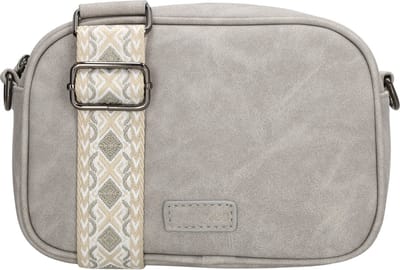 Beagles Malaga Crossbody Schoudertas - Trendy Schouderband - Verstelbaar - Afneembaar - Praktisch - Lichtgrijs