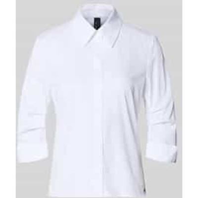 Overhemdblouse met 3/4-mouw met omslag