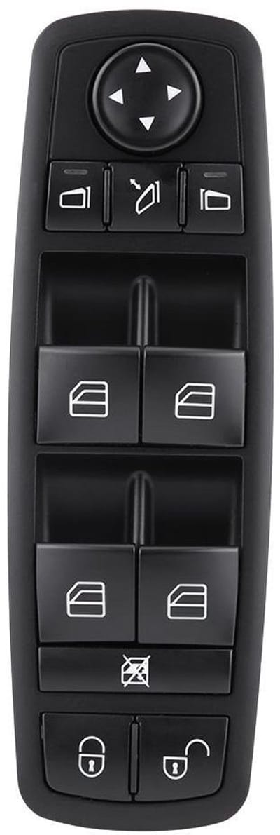 Shopcentral - Plastic Window Switch - Auto Raam Schakelaar - Kunststof - 1698206710 - Geschikt voor W169 A Klasse en W245 Klasse B - 6.7 x 2.2 inch