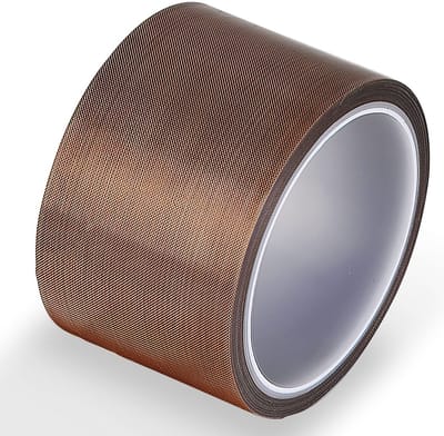 Dailygoods - Teflon Plakband voor Vacuümmachine - Hoge Temperatuur Zelfklevend (70mm x 10m)