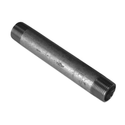 Verzinkte Buisnippel 1 1/2 inch AG x AG, 400mm