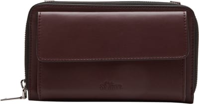 s.Oliver Portemonnee Schoudertas Wallet Bag Dark Red Rood
