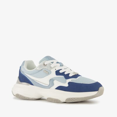 XX by Mexx dames sneakers blauw wit - Maat 38 - Uitneembare zool