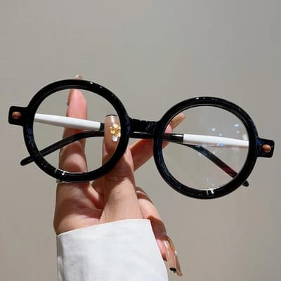 Hoge Kwaliteit Trendy Retro Edgy Punk High End Designer Stijl Oversized Rond Vormig Vrouwelijk Voor Zowel Mannelijke Zonnebrillen