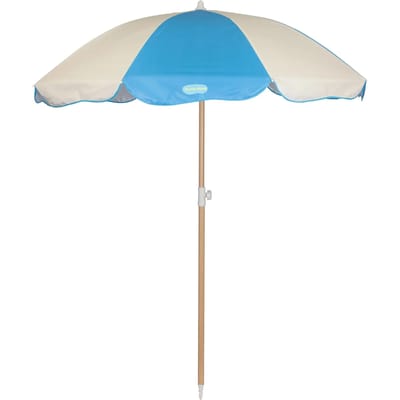 Waimea Strandparasol - Kantelbaar - Blauw - UPF50+ - ca. 145-205cm