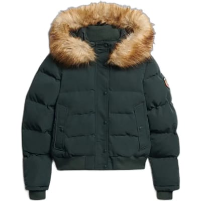 Superdry Everest Hooded Bomber Winterjas Dames - Maat 8