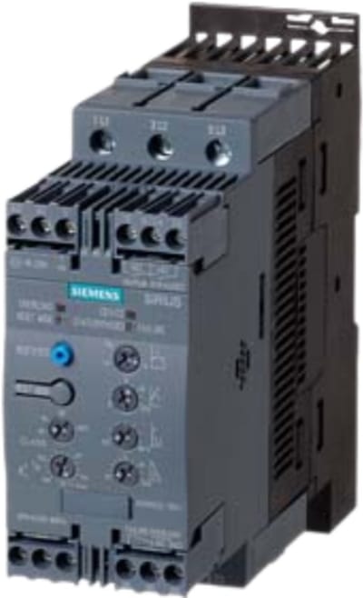 Siemens 3RW4038-1BB14 3RW40381BB14 Softstarter Motorvermogen bij 400 V 37 kW 480 V Nominale stroom 72 A