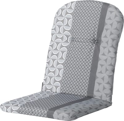 Madison - Tuinstoelkussen - Kuip Hoog - Pasa Grey - 45x96cm - Grijs