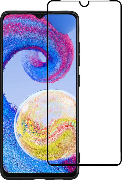 Screenprotector - Geschikt voor Samsung Galaxy A04s - Full Cover - Beschermglas - Gehard Glas - Tempered Glass - Screen Protector