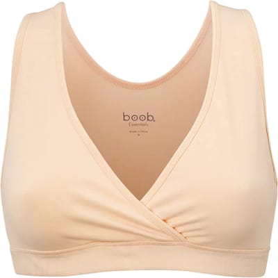 Boob Design - Essential Zwangerschaps - Voedingsbeha - Biologisch Katoen - Beige - Maat S