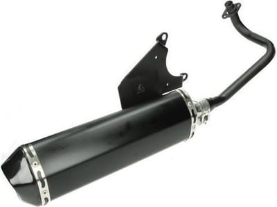 Uitlaat model Akrapovic Piaggio Zip 4-takt zwart