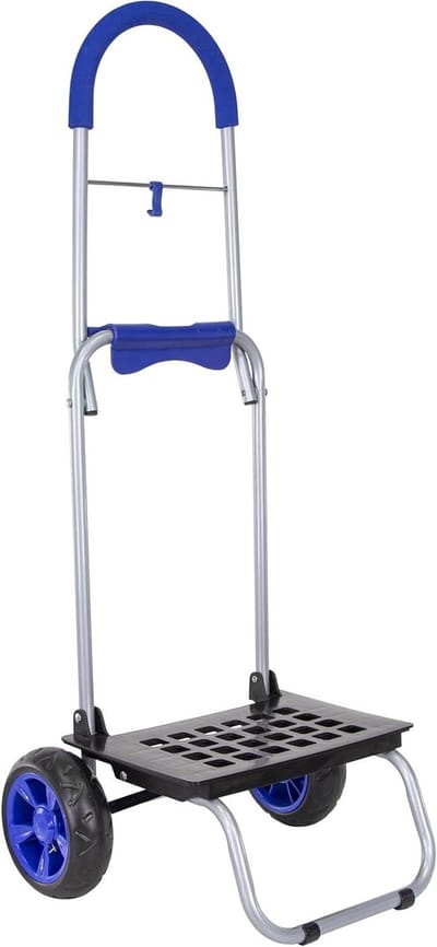 Persoonlijke Dolly - Handtruck Steekwagen - Zware Lasten Vervoeren - Lichtgewicht Ontwerp - 150 pond capaciteit - Blauw