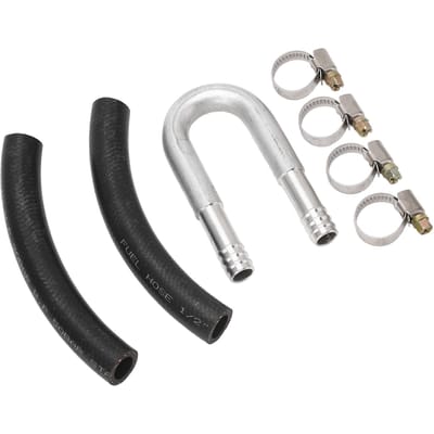 7PCS Brandstoffilter Verwijderings Bypass Kit met Klem Aluminium Brandstoffilterkop Verwijder Bypassbuis voor