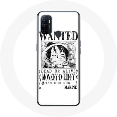 Hoesje Oppo A53 - Maniacase - One Piece Manga - Wit - Hard - Bescherming wit