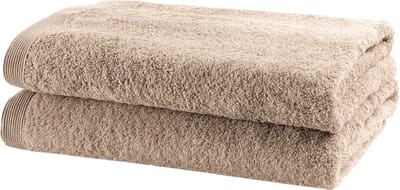 Casilin - Como - set van 2 douchelakens - 70x140 - Beige