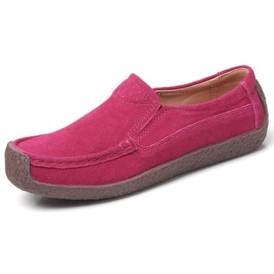 Echte Leren Mocassins Platte Schoenen Dames Lente Zomer Comfortabele Zachte Sneakers Hoge Kwaliteit Casual Schoenen Instappers Flats 42 39
