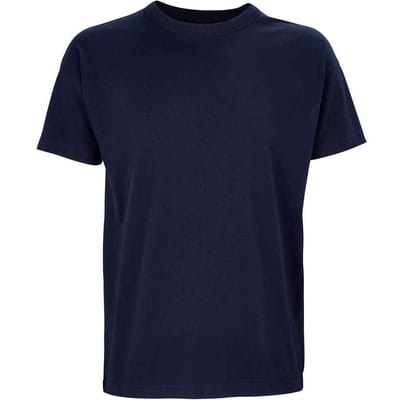 SOLS Heren Boxy Organic Oversized T-shirt (Franse marine)